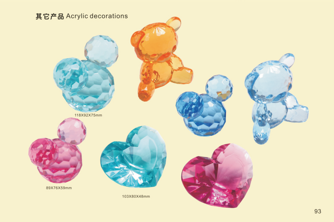 ACRYLIC ACCESSORIES – Eco-Friendly, Burr-Free, Custom Sizes & Designs | EN71/REACH/RoHS Certified