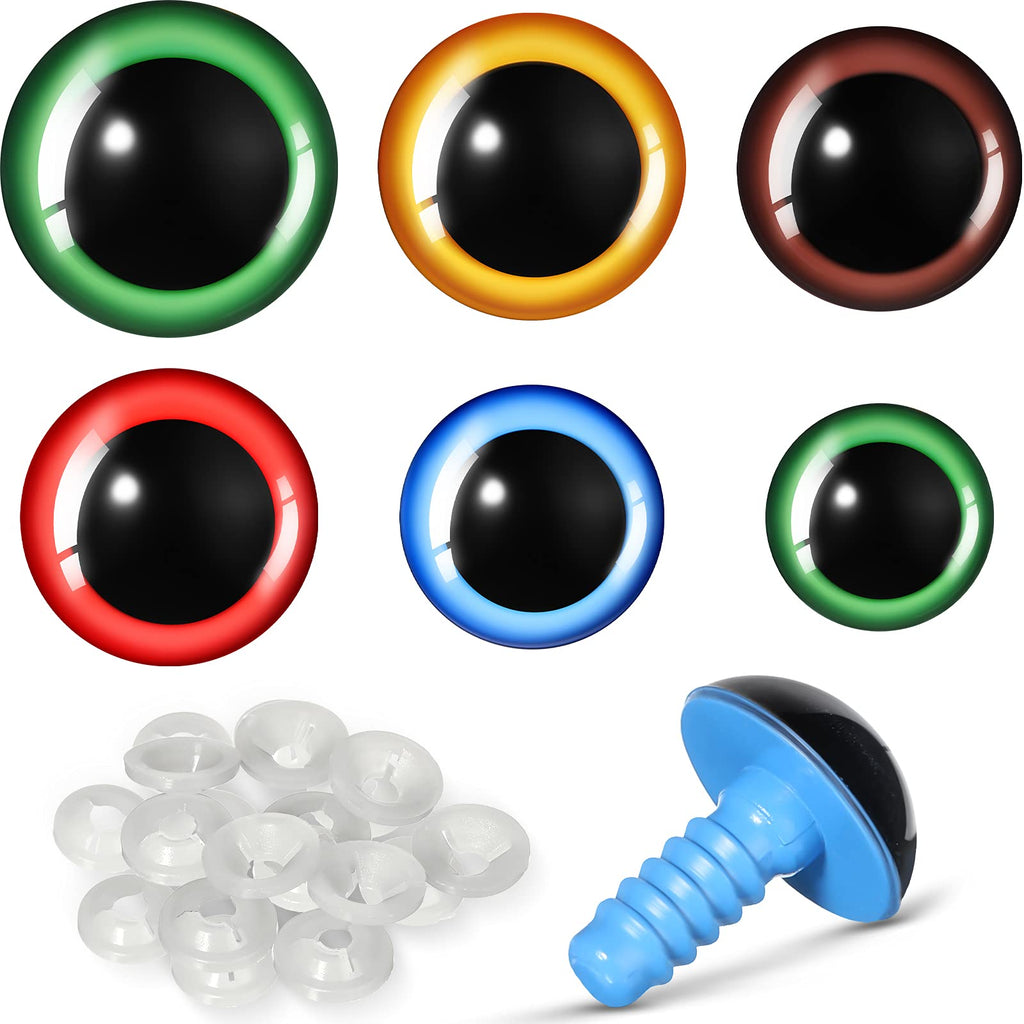 3D Safety Eyes for Crochet & DIY Toys – Eco-Friendly, Bright, High-Quality | EN71/REACH/RoHS Certified | Custom Sizes & Designs