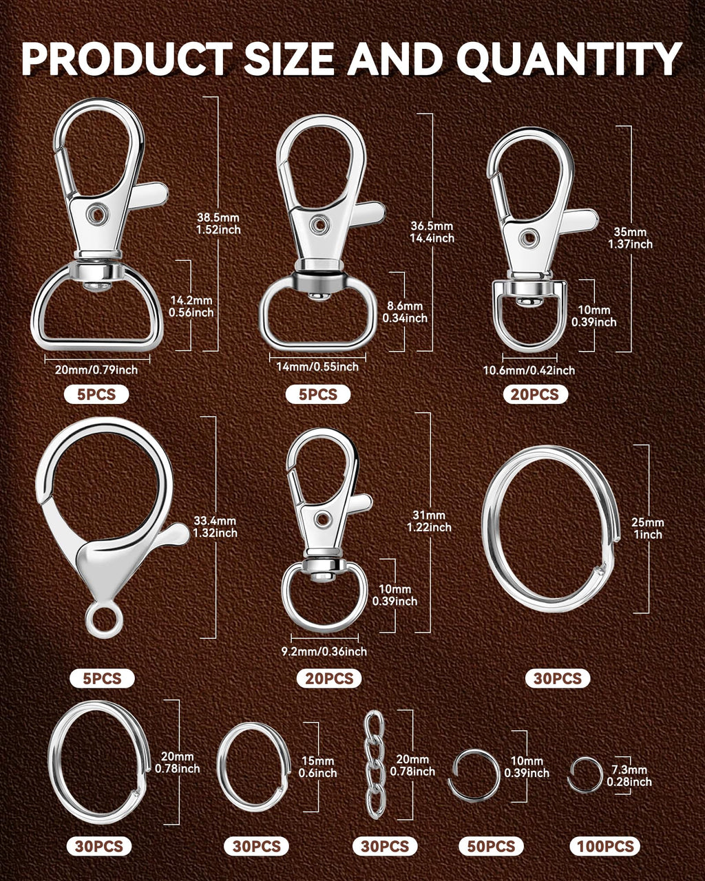 METAL KEY RINGS – Eco-Friendly, Burr-Free, Custom Sizes & Designs