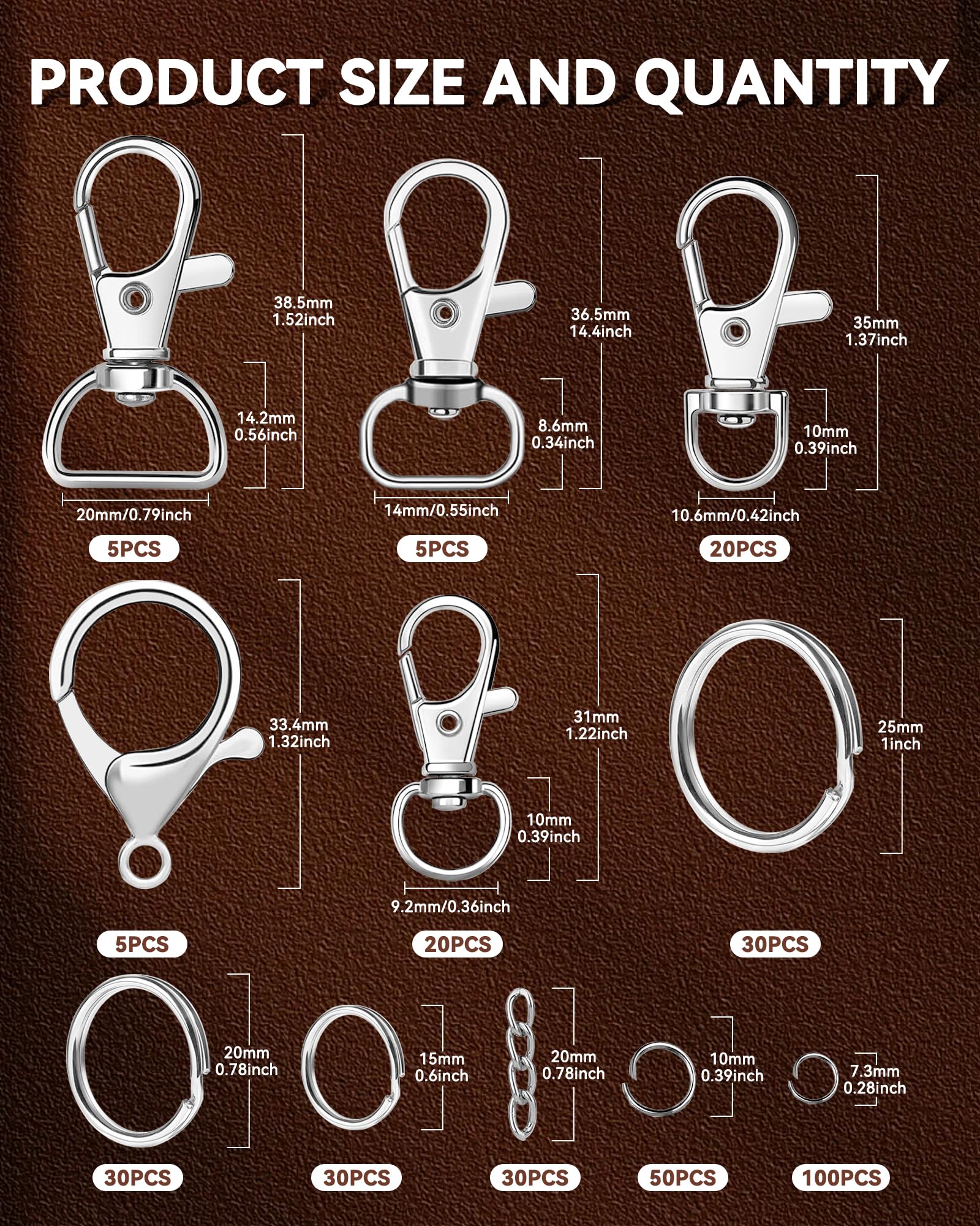 METAL KEY RINGS – Eco-Friendly, Burr-Free, Custom Sizes & Designs