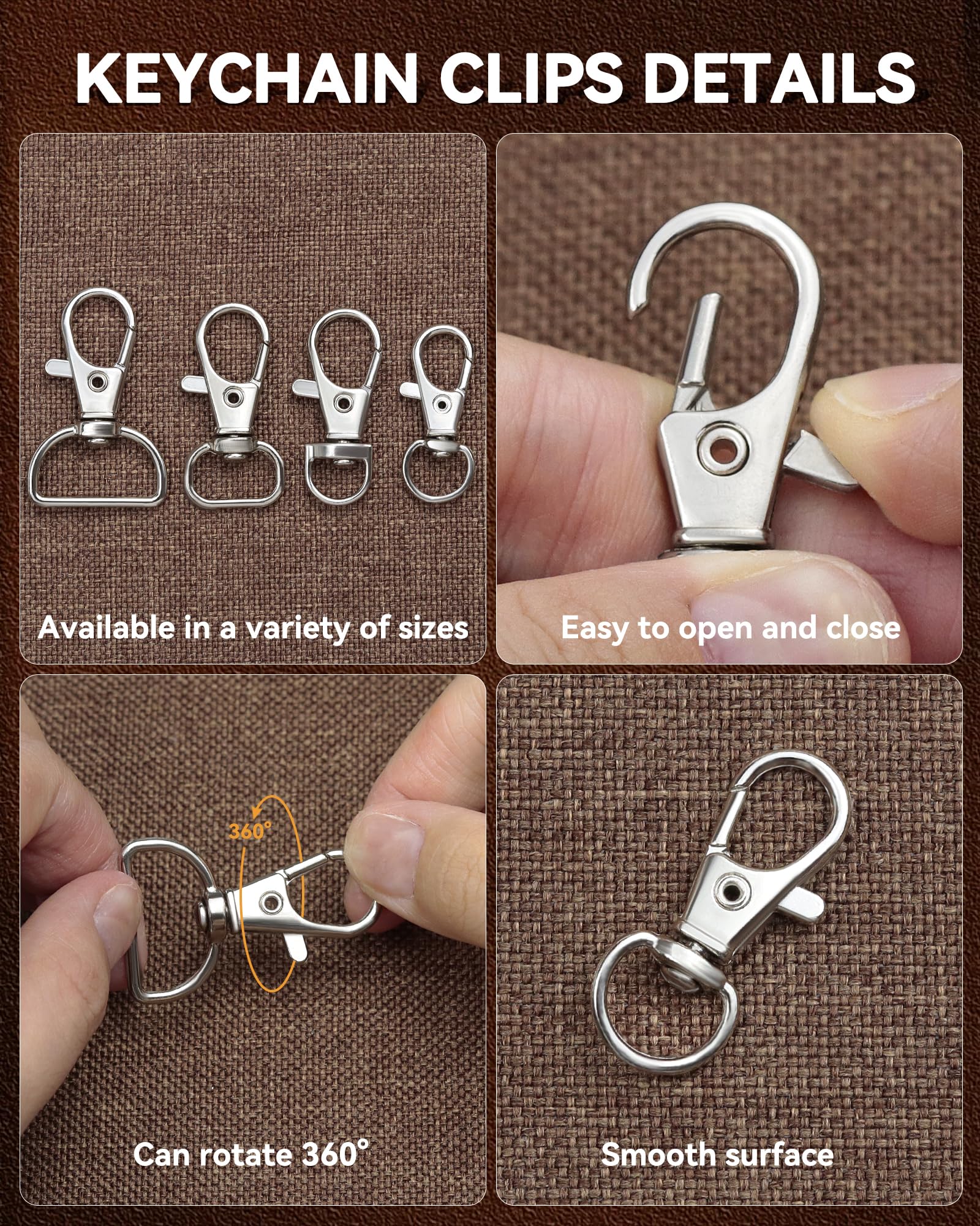 METAL KEY RINGS – Eco-Friendly, Burr-Free, Custom Sizes & Designs