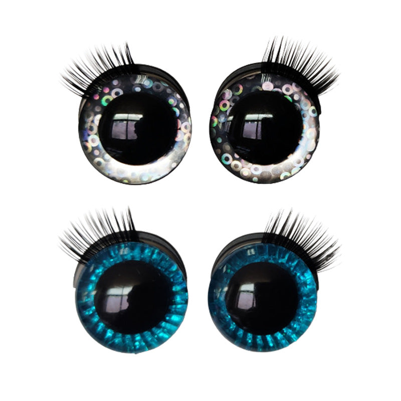 3D GLITTER EYE with Eyelash – Eco-Friendly, Burr-Free, Custom Sizes & Designs | EN71/REACH/RoHS Certified