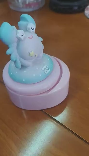 Stellar Harmony: 12 Zodiac Signs Musical Jewelry Box with Rotating Figurines