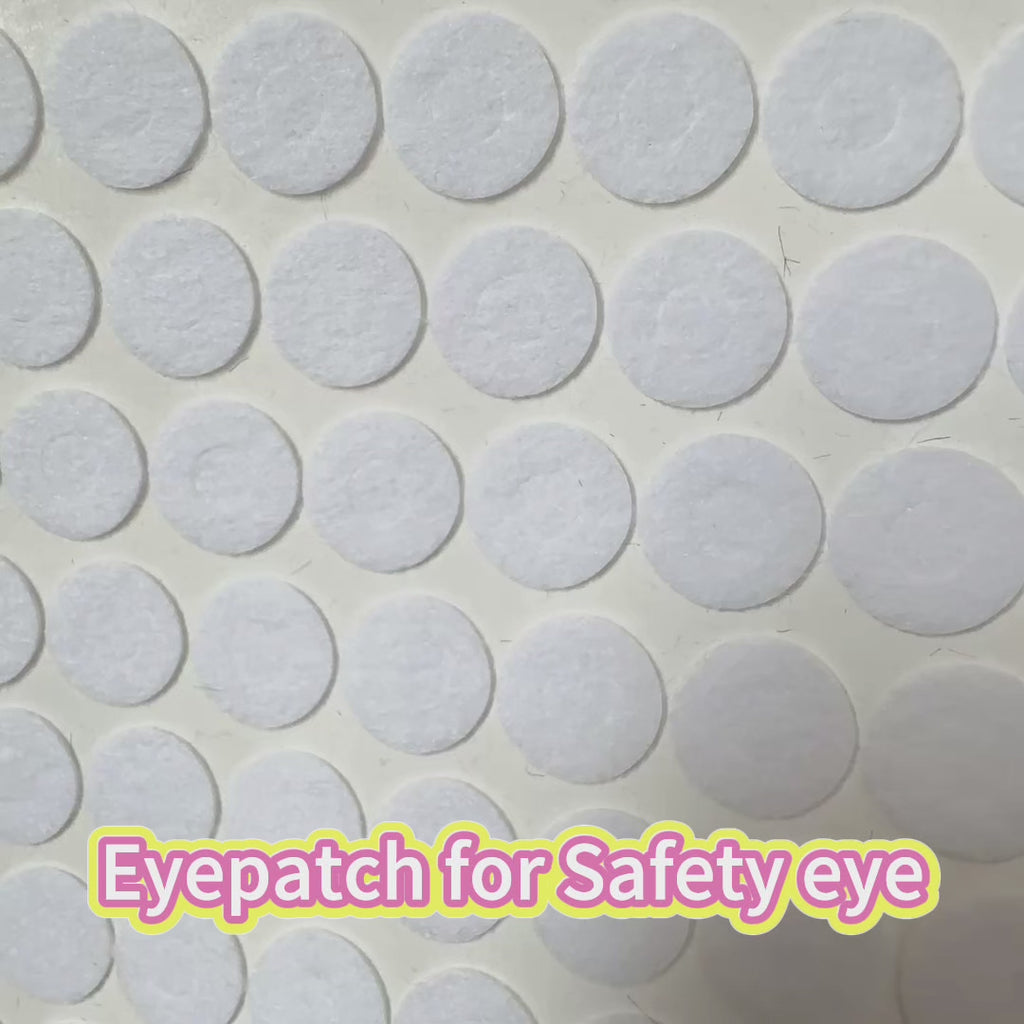 EYE PATCH FOR TOY EYES – Eco-Friendly, Burr-Free, Custom Sizes & Designs