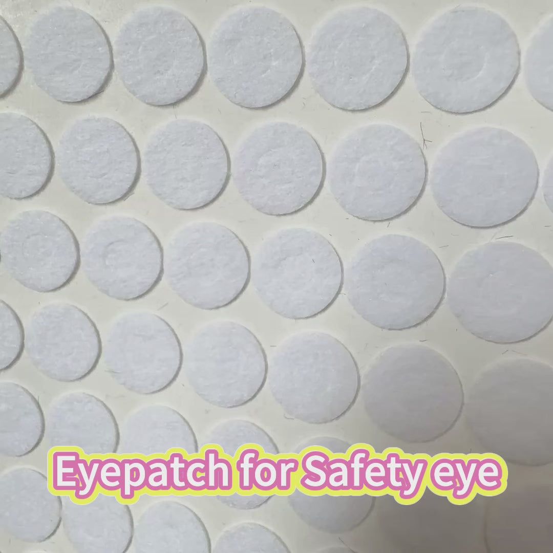 EYE PATCH FOR TOY EYES – Eco-Friendly, Burr-Free, Custom Sizes & Designs